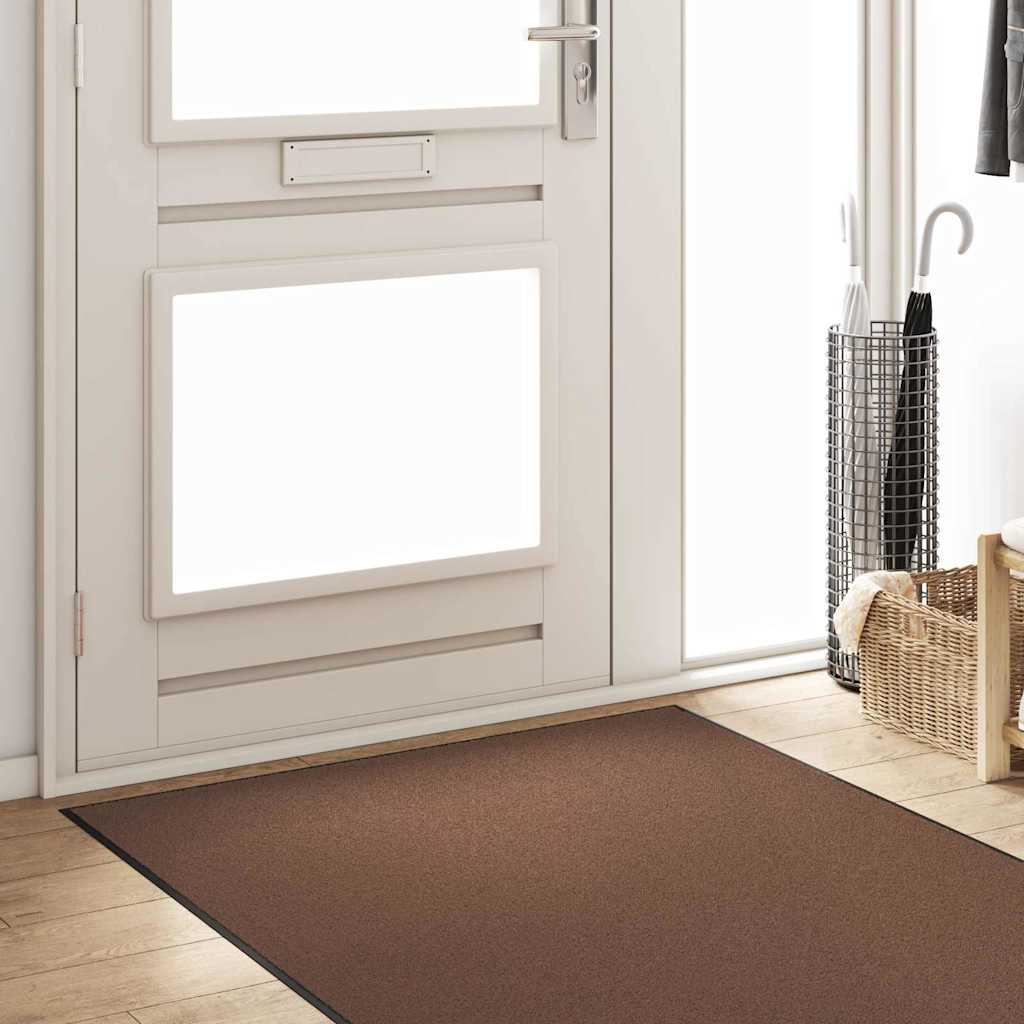 Deurmat Bruin en zwart 120 x 400 cm 100% Polyamide