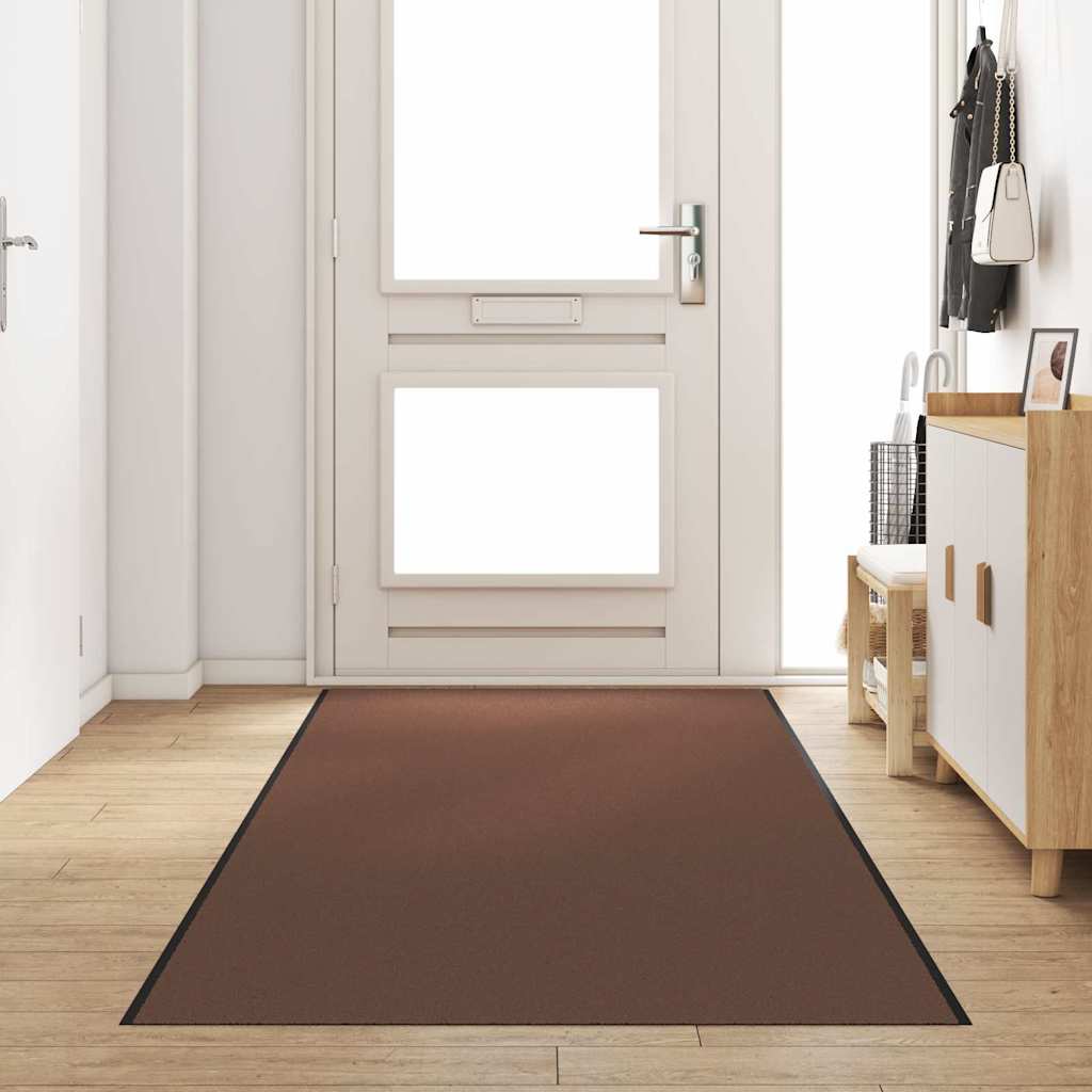 Deurmat Bruin en zwart 120 x 400 cm 100% Polyamide