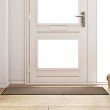 Deurmat Beige en zwart 60 x 180 cm 100% Polyamide