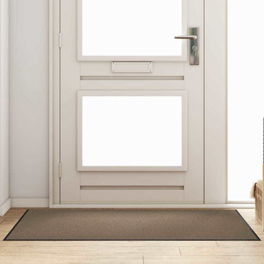 Deurmat Beige en zwart 90 x 150 cm 100% Polyamide