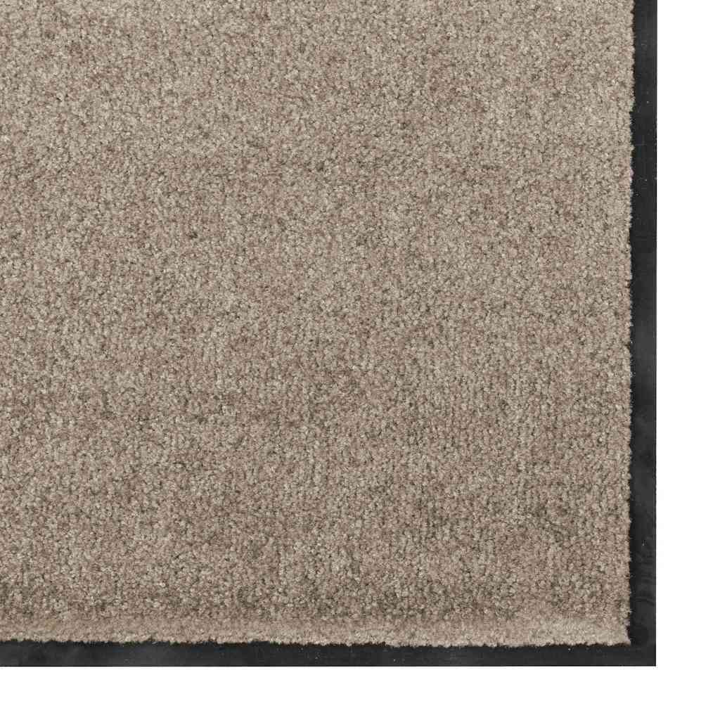 Deurmat Beige en zwart 120 x 180 cm 100% Polyamide
