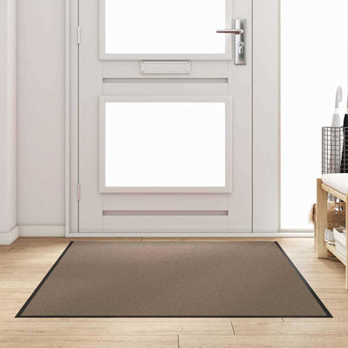 Deurmat Beige en zwart 120 x 180 cm 100% Polyamide