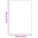 Deurmat Beige en zwart 120 x 180 cm 100% Polyamide