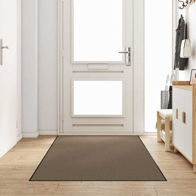 Deurmat Beige en zwart 120 x 300 cm 100% Polyamide