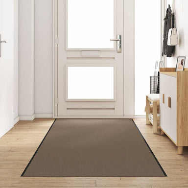 Deurmat Beige en zwart 120 x 400 cm 100% Polyamide
