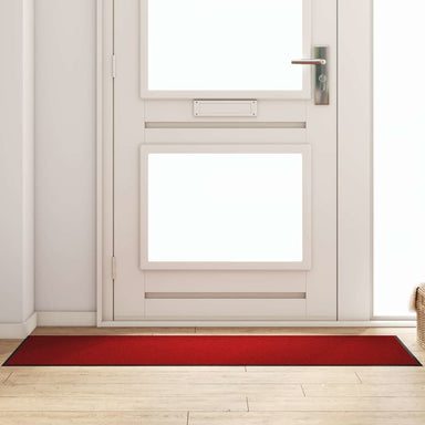 Deurmat Rood en Zwart 60 x 180 cm 100% Polyamide