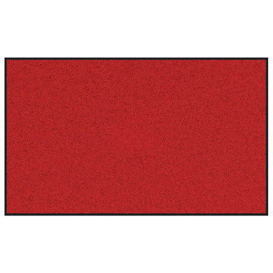 Deurmat Rood en Zwart 90 x 150 cm 100% Polyamide