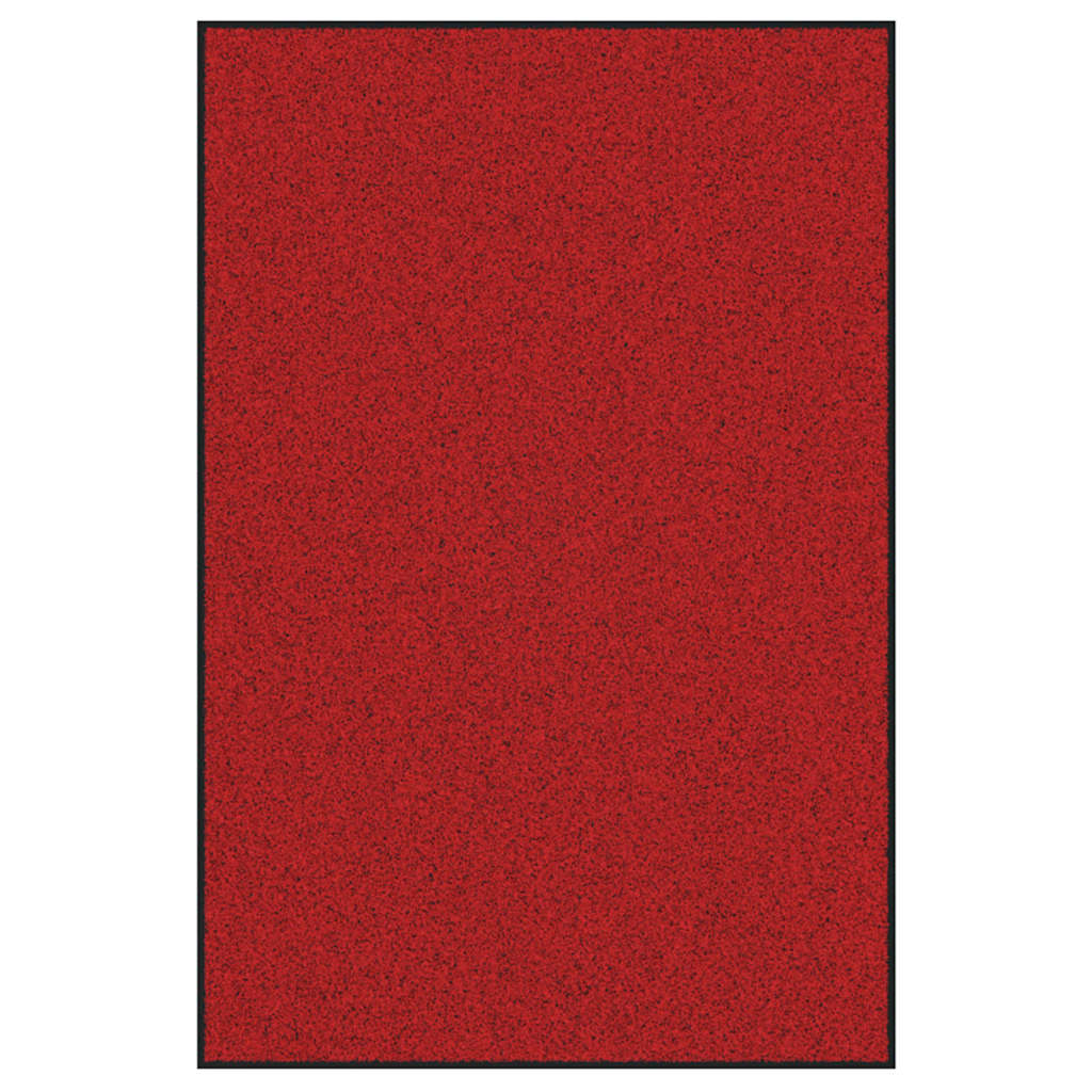 Deurmat Rood en Zwart 120 x 180 cm 100% Polyamide