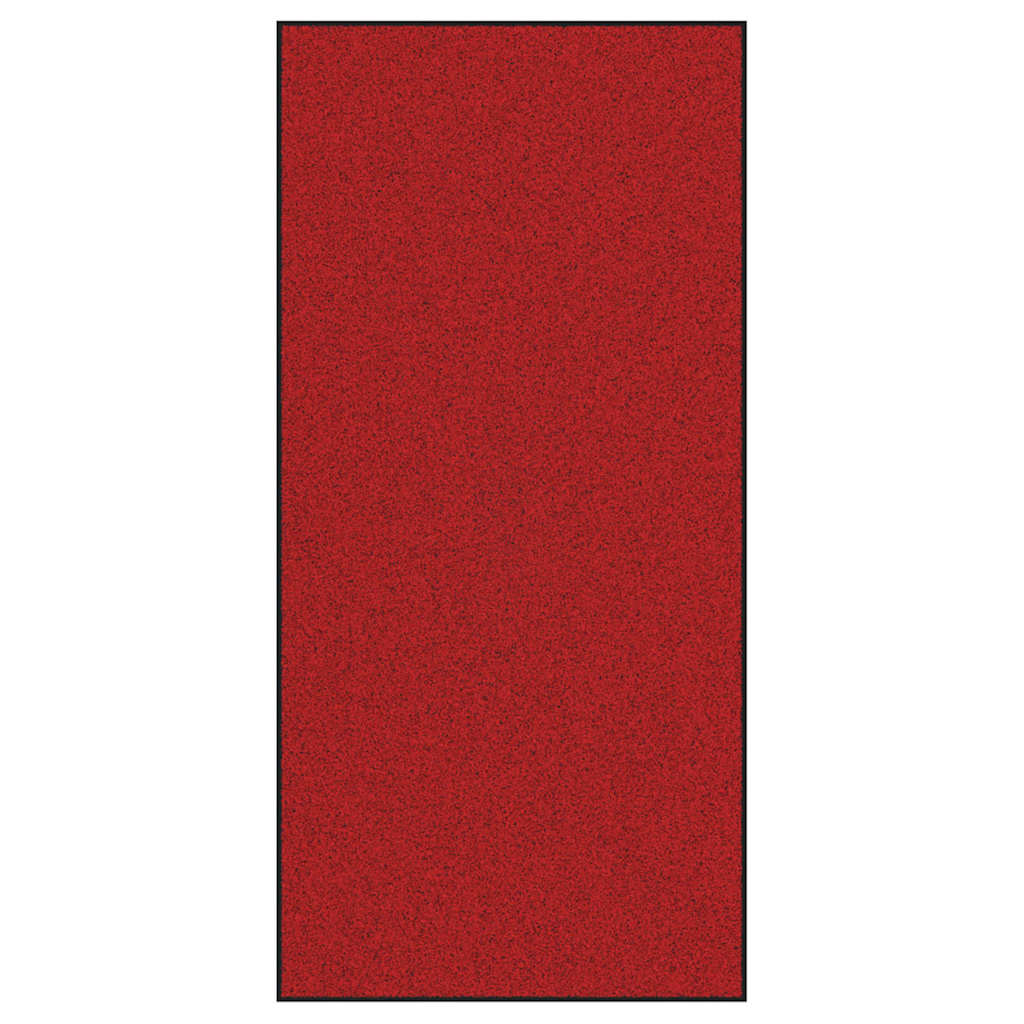 Deurmat Rood en Zwart 120 x 250 cm 100% Polyamide