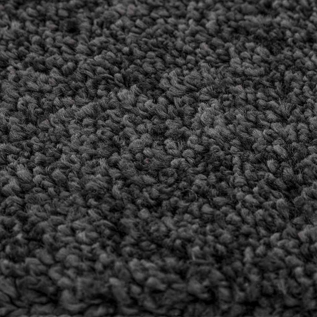 Antislip Shaggy Tapijt Donkergrijs 200 x 200 cm PP