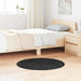 Antislip Shaggy Tapijt Donkergrijs 90 x 90 cm PP