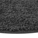 Antislip Shaggy Tapijt Donkergrijs 120 x 120 cm PP