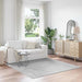 Antislip Shaggy Tapijt Grijs 200 x 200 cm PP
