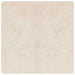Antislip Shaggy Tapijt Crème 120 x 120 cm PP