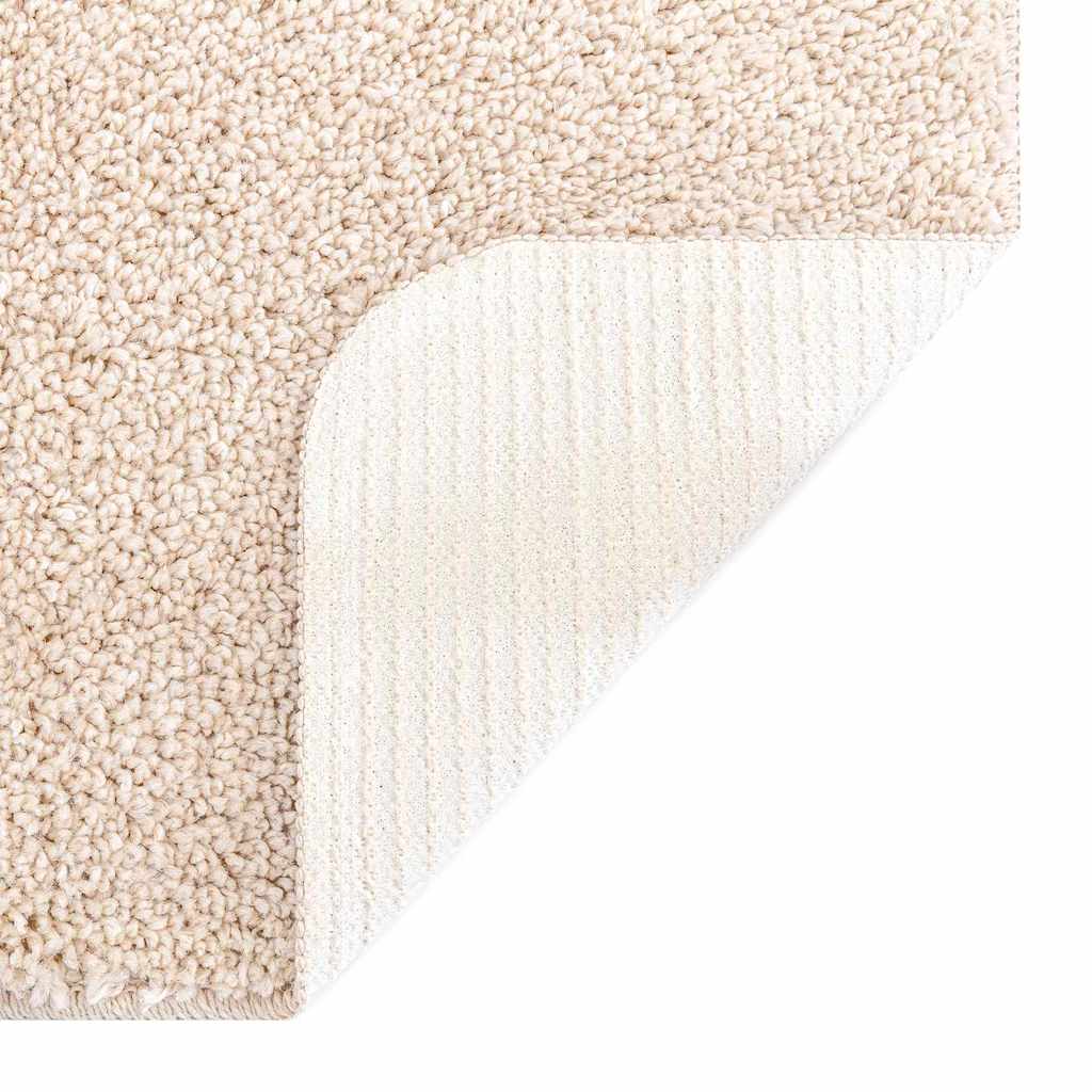 Antislip Shaggy Tapijt Crème 200 x 200 cm PP