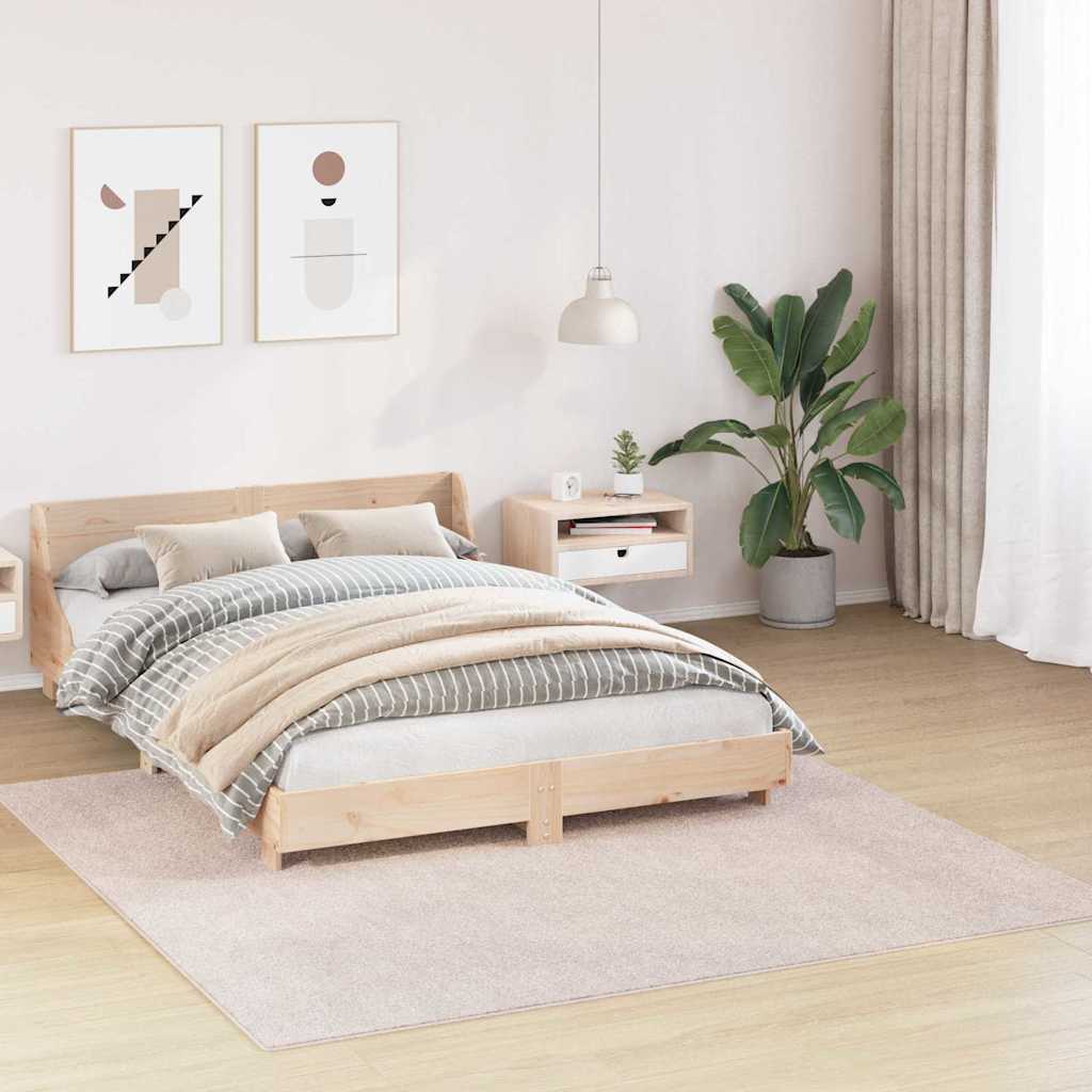 Antislip Shaggy Tapijt Crème 200 x 200 cm PP