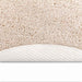 Antislip Shaggy Tapijt Crème 120 x 120 cm PP