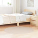Antislip Shaggy Tapijt Crème 120 x 120 cm PP