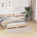 Antislip Shaggy Tapijt Crème 160 x 160 cm PP