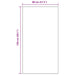 Antislip Shaggy Tapijt Bruin 80 x 150 cm PP