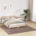 Antislip Shaggy Tapijt Bruin 200 x 200 cm PP