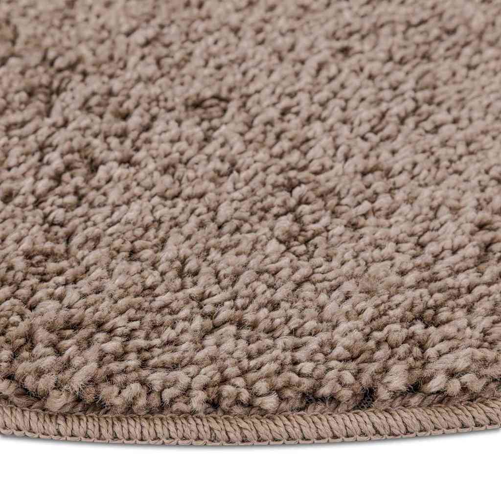 Antislip Shaggy Tapijt Bruin 160 x 160 cm PP