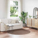 Antislip Shaggy Tapijt Bruin 160 x 160 cm PP