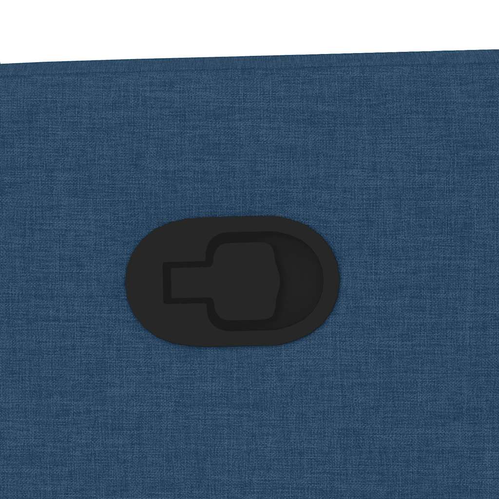 Sta-op-stoel verstelbaar stof blauw