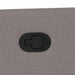 Sta-op-massagestoel verstelbaar stof taupe