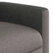 Fauteuil verstelbaar elektrisch stof taupe