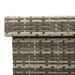 Tuinbox met wielen 110x55x73 cm poly rattan grijs