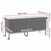Tuinbox met wielen 160x55x75 cm poly rattan zwart