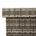 Tuinbox met wielen 160x55x75 cm poly rattan grijs