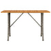 Tuinbank 3-zits met kussens & tafel poly rattan grijs