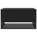 Opbergbox voor buiten 100x55x55,5 cm poly rattan zwart