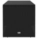 Opbergbox voor buiten 100x55x55,5 cm poly rattan zwart