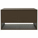 Opbergbox voor buiten 100x55x55,5 cm poly rattan bruin