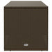 Opbergbox voor buiten 100x55x55,5 cm poly rattan bruin