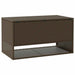 Opbergbox voor buiten 100x55x55,5 cm poly rattan bruin