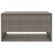 Opbergbox voor buiten 100x55x55,5 cm poly rattan grijs