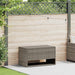 Opbergbox voor buiten 100x55x55,5 cm poly rattan grijs