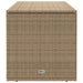 Opbergbox voor buiten 100x55x55,5 cm poly rattan beige