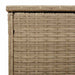 Opbergbox voor buiten 100x55x55,5 cm poly rattan beige