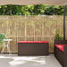 Tuinbank met kussen 110x40x44 cm poly rattan bruin