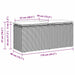 Tuinbank met kussen 110x40x44 cm poly rattan bruin