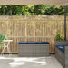 Tuinbank met kussen 110x40x44 cm poly rattan grijs