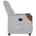 Fauteuil verstelbaar stof wolk grijs