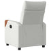 Fauteuil verstelbaar stof wolk grijs