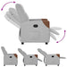 Fauteuil verstelbaar stof wolk grijs