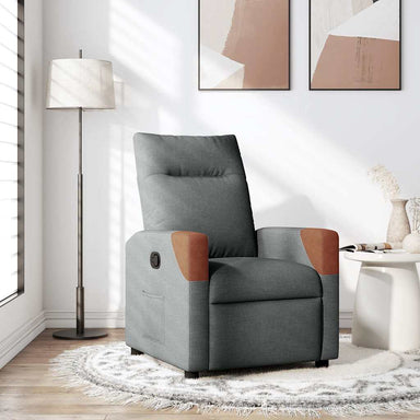 Relaxfauteuil Donkergrijze Stof 1